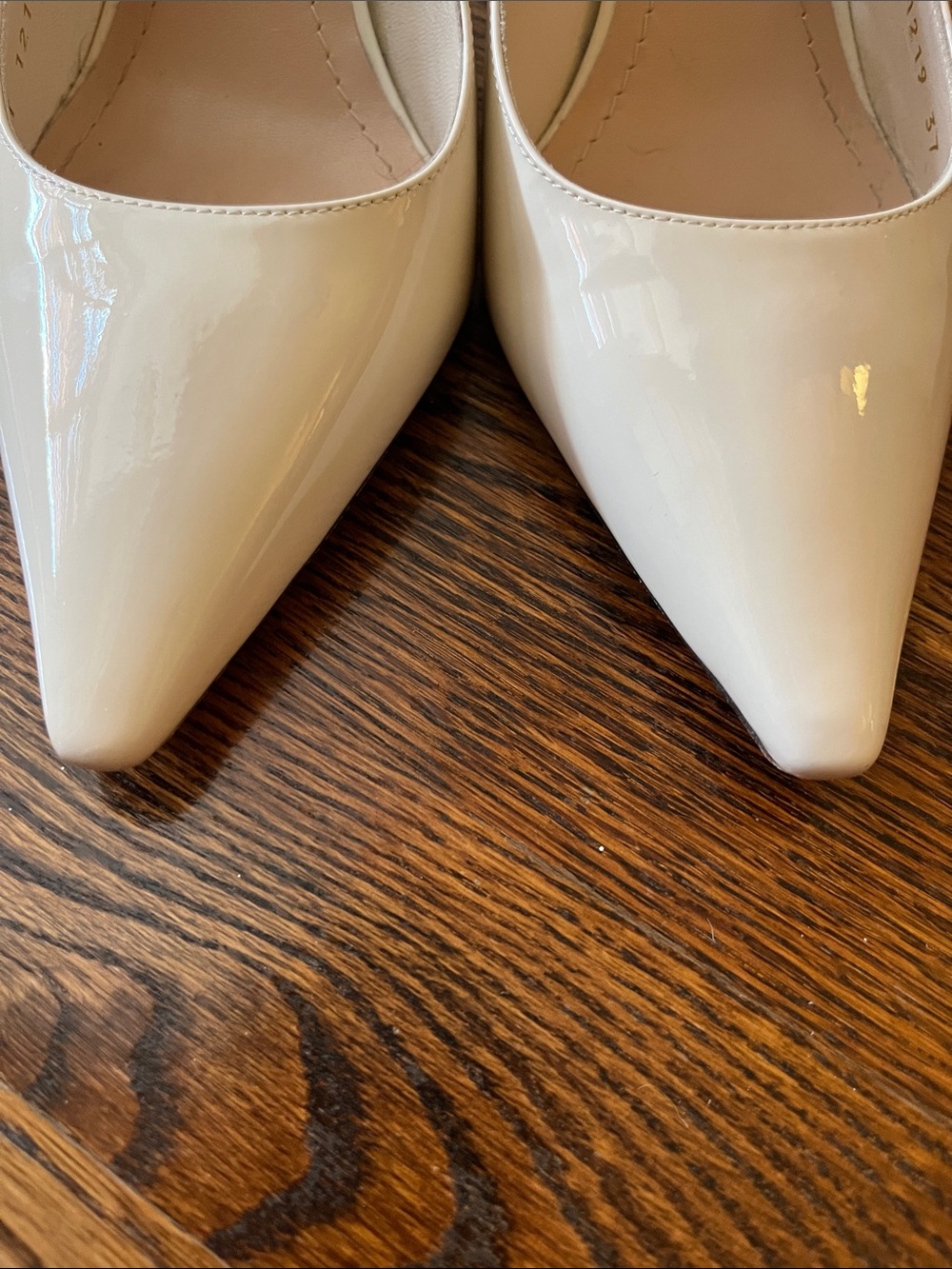 Christian Dior J'Adior slingback pumps featuring cream patent leader size 7 - Picture 3 of 11